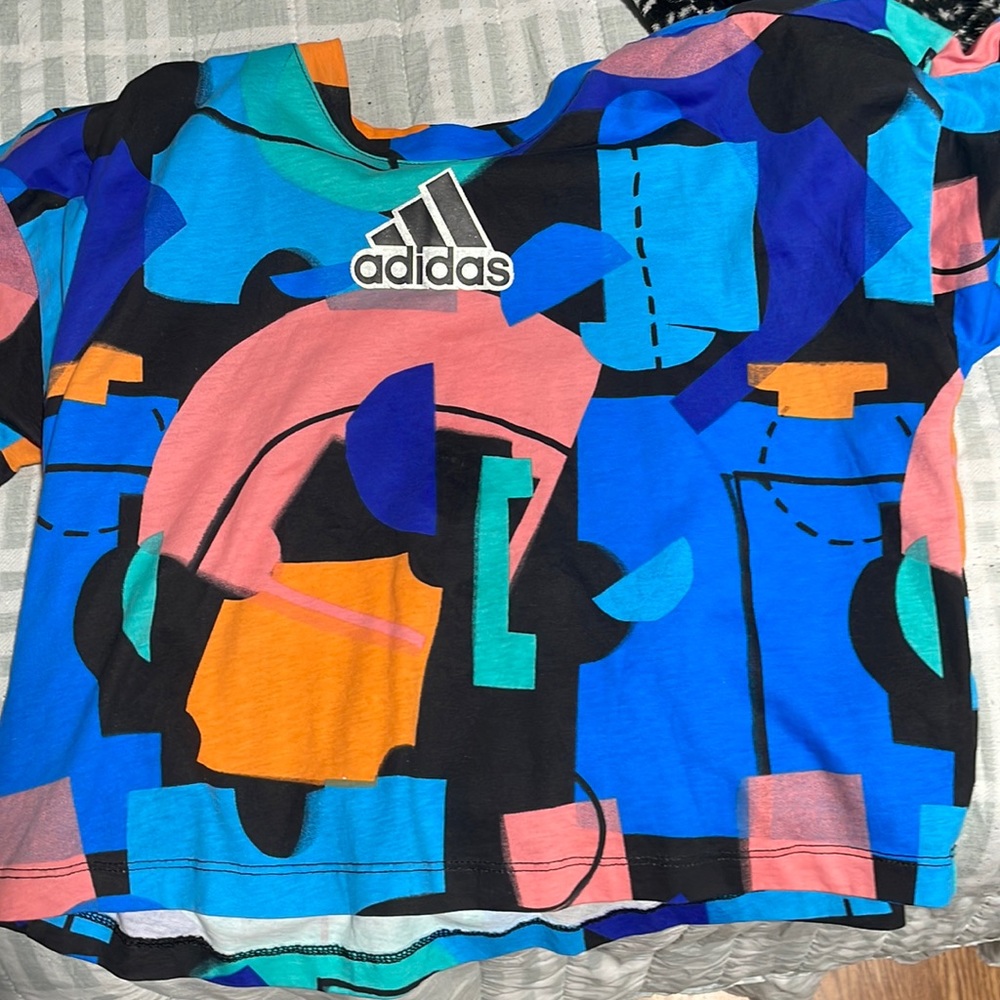 adidas multicolor shirt